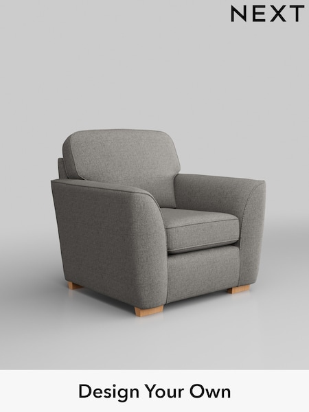 Woven Chenille Easy Clean/Light Grey Malvern (H36162) | £625