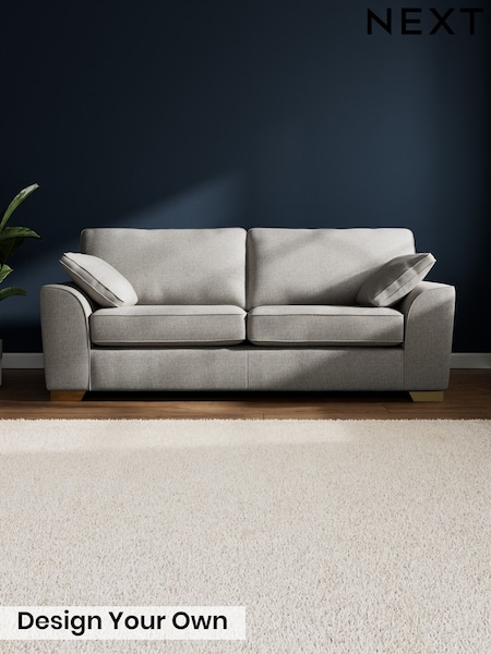 Woven Chenille Easy Clean/Light Grey Stamford (H36163) | £1,250