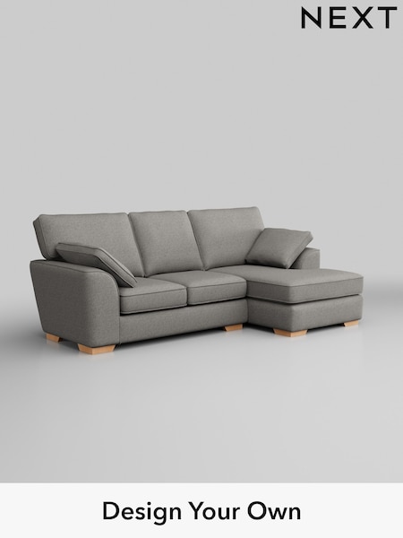 Woven Chenille Easy Clean/Light Grey Stamford (H36163) | £1,799