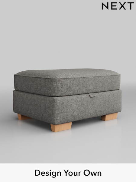 Woven Chenille Easy Clean/Light Grey Hayden Highback (H36164) | £499