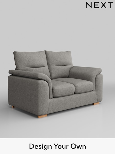 Woven Chenille Easy Clean/Light Grey Hayden Highback (H36164) | £1,025