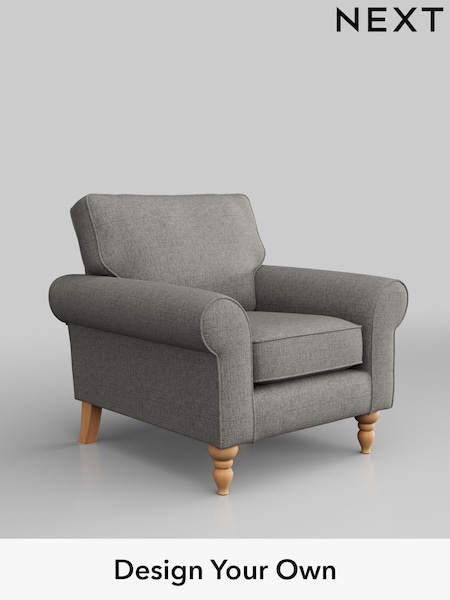 Woven Chenille Easy Clean/Light Grey Mallory (H36166) | £625