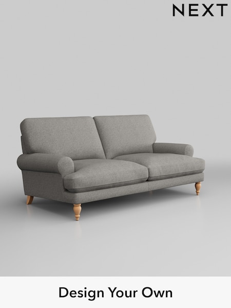 Woven Chenille Easy Clean/Light Grey Erin Deep Relaxed Sit (H36168) | £1,275