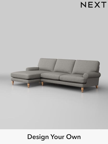 Woven Chenille Easy Clean/Light Grey Erin Deep Relaxed Sit (H36168) | £1,975