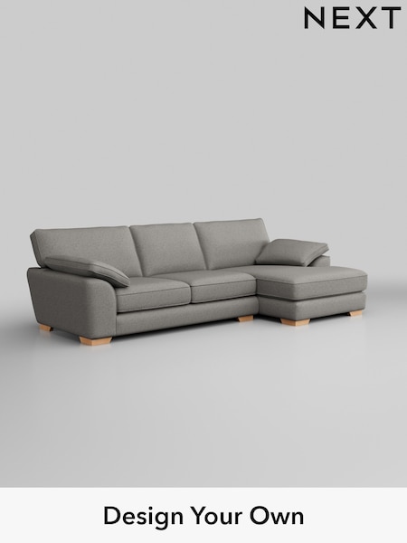 Woven Chenille Easy Clean/Light Grey Stamford Grand Relaxed Sit (H36174) | £2,550