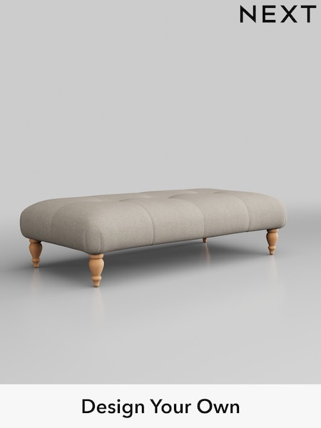 Tweedy Chenille/Oyster Erin Buttoned Back Deep Relaxed Sit (H36197) | £450