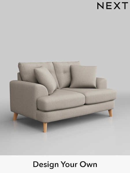Tweedy Chenille/Oyster Parker Buttoned Back (H36200) | £1,099