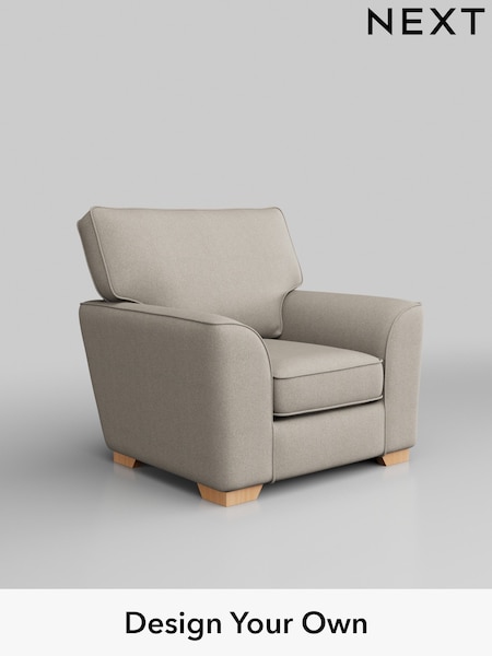 Tweedy Chenille/Oyster Stamford (H36205) | £650
