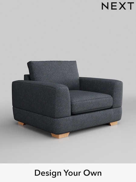 Tweedy Chenille/Navy Blue Clayton (H36225) | £750