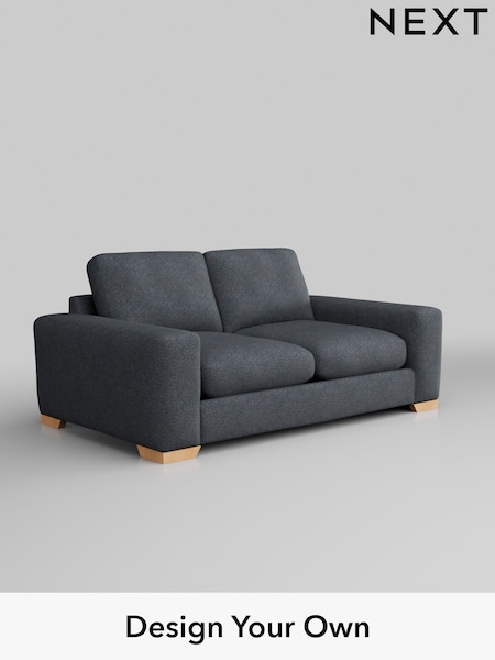 Tweedy Chenille/Navy Blue Houghton Deep Relaxed Sit (H36232) | £1,199
