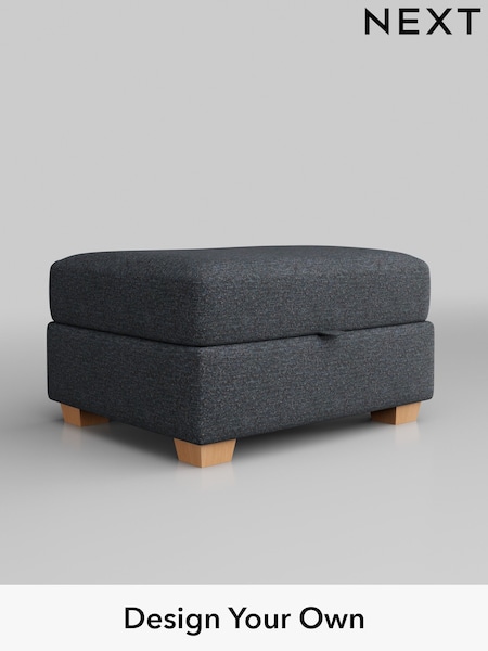 Tweedy Chenille/Navy Blue Heath Highback (H36235) | £425