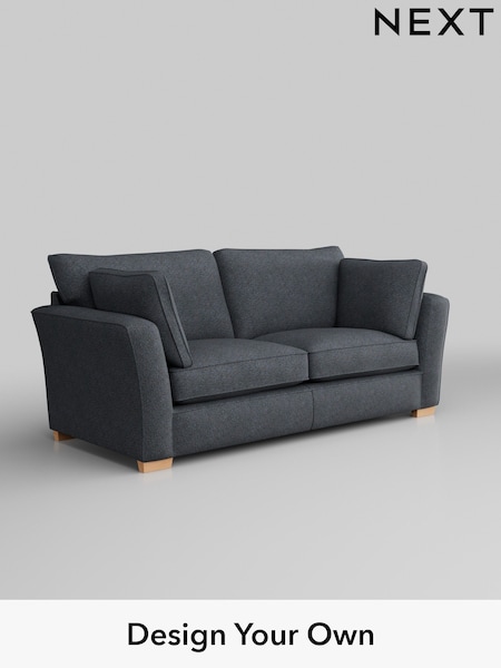 Tweedy Chenille/Navy Blue Heath Highback (H36235) | £1,225