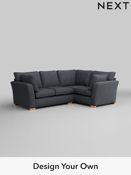 Tweedy Chenille/Navy Blue Heath Highback (H36235) | £1,899