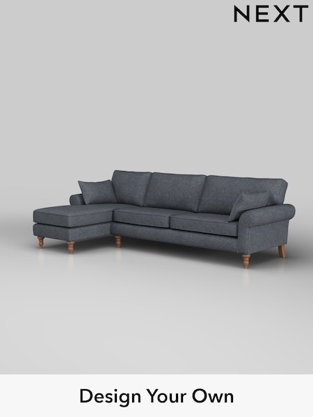 Tweedy Chenille/Navy Blue Mallory (H36236) | £1,450