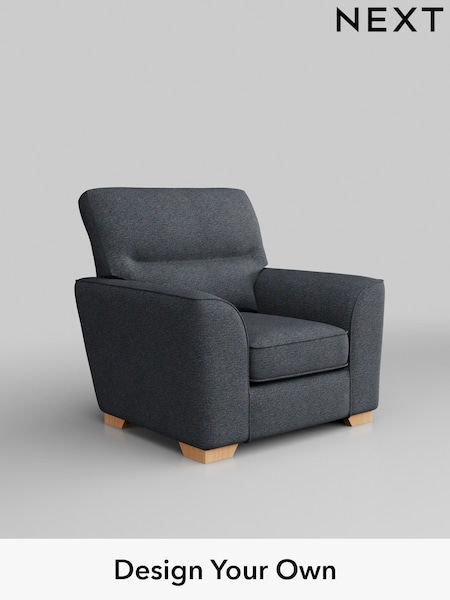 Tweedy Chenille/Navy Blue Stamford Highback (H36241) | £699