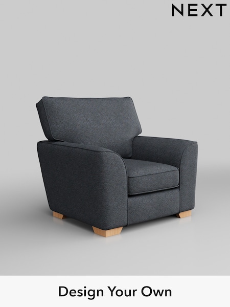 Tweedy Chenille/Navy Blue Stamford (H36242) | £650