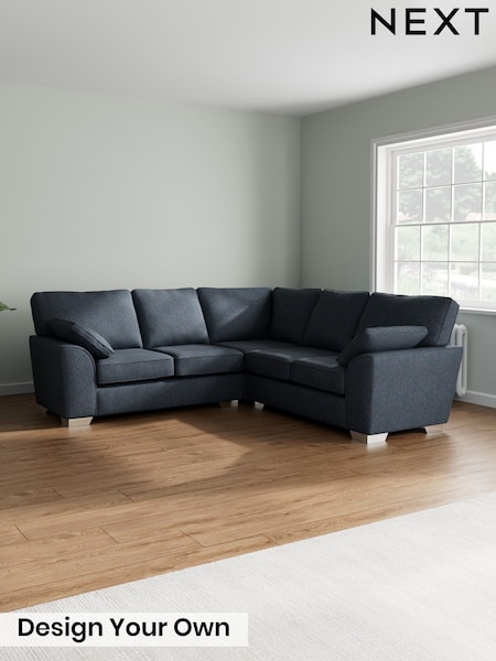 Tweedy Chenille/Navy Blue Stamford (H36242) | £2,199