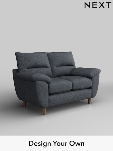 Tweedy Chenille/Navy Blue Elliot Highback (H36248) | £875