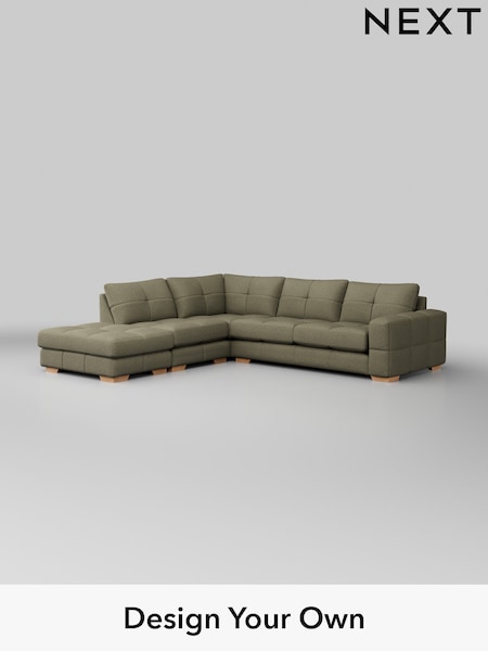Tweedy Chenille/Mid Moss Green Brooke Deep Sit (H36249) | £2,725
