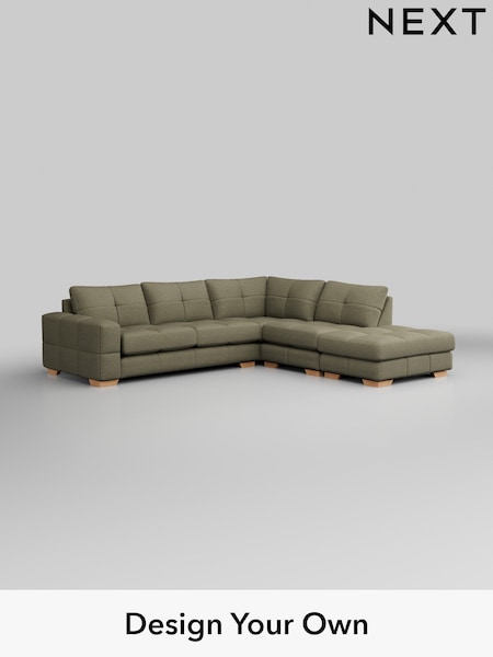 Tweedy Chenille/Mid Moss Green Brooke Deep Sit (H36249) | £2,725