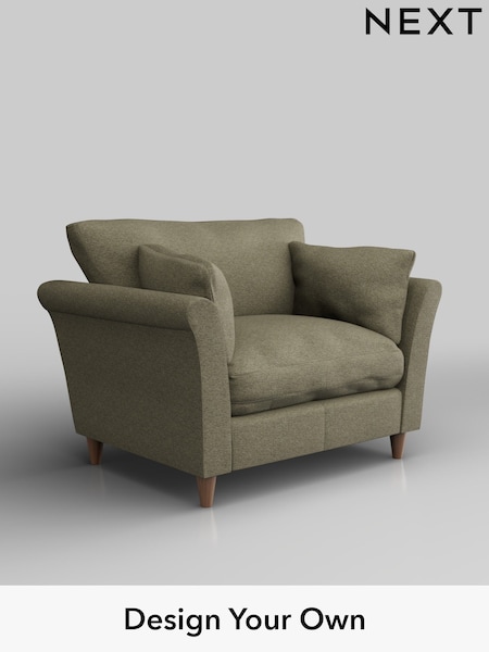 Tweedy Chenille/Mid Moss Green Hartley Relaxed Sit (H36251) | £825