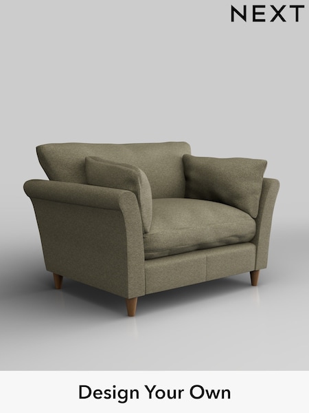 Tweedy Chenille/Mid Moss Green Hartley Relaxed Sit (H36251) | £925