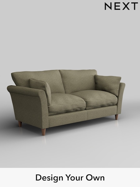 Tweedy Chenille/Mid Moss Green Hartley Relaxed Sit (H36251) | £1,175