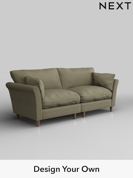 Tweedy Chenille/Mid Moss Green Hartley Relaxed Sit (H36251) | £1,275