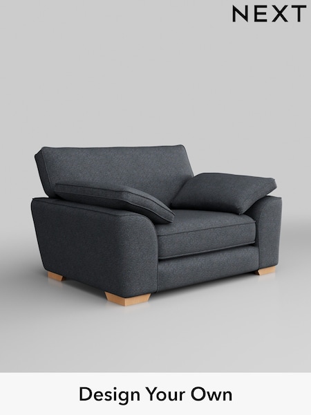 Tweedy Chenille/Navy Blue Stamford Grand Relaxed Sit (H36255) | £1,199