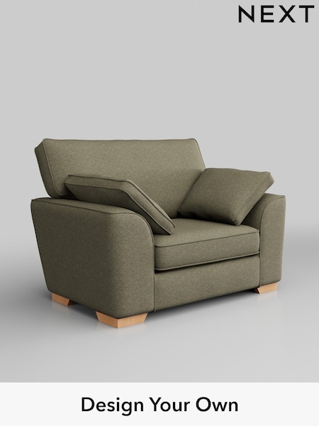 Tweedy Chenille/Mid Moss Green Stamford (H36256) | £750