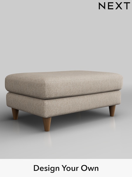 Tweedy Chenille/Mid Natural Hartley Highback Relaxed Sit (H36257) | £375
