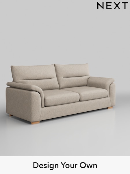Tweedy Chenille/Mid Natural Hayden Highback (H36258) | £1,225