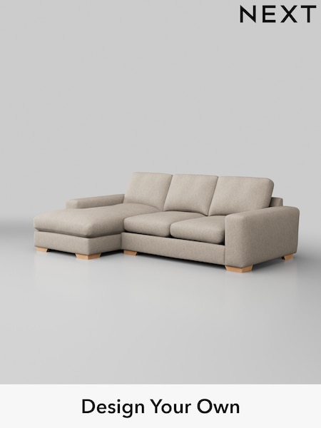 Tweedy Chenille/Mid Natural Houghton Deep Relaxed Sit (H36259) | £1,975