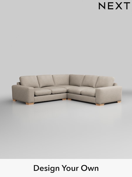Tweedy Chenille/Mid Natural Houghton Deep Relaxed Sit (H36259) | £2,675