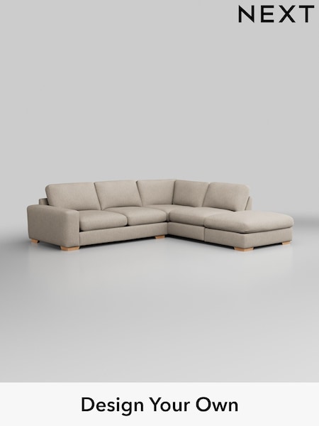 Tweedy Chenille/Mid Natural Houghton Deep Relaxed Sit (H36259) | £2,475