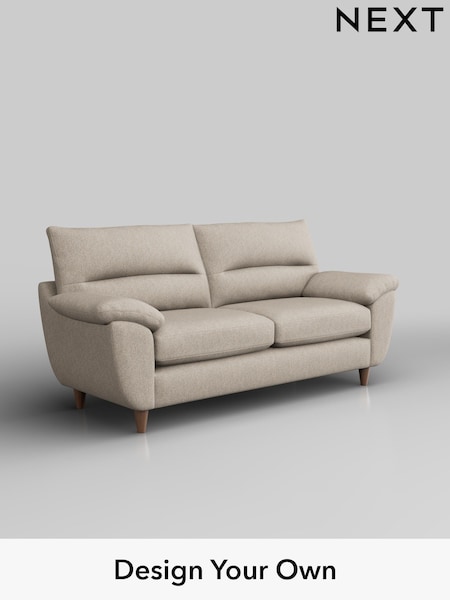 Tweedy Chenille/Mid Natural Elliot Highback (H36264) | £1,075