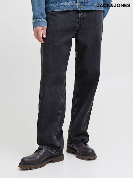 JACK & JONES Black Alex Baggy Fit Jeans (H36265) | £27