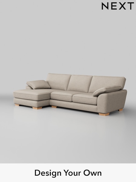 Tweedy Chenille/Mid Natural Stamford Grand Relaxed Sit (H36270) | £2,399