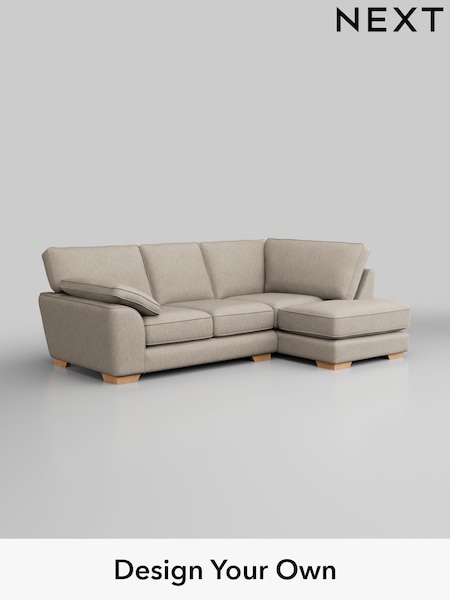 Tweedy Chenille/Mid Natural Stamford Grand Relaxed Sit (H36270) | £2,225