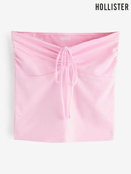 Hollister Cotton Bandeau Tie Front Top (H36271) | £16