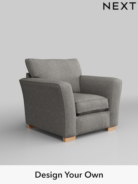 Tweedy Chenille/Mid Grey Heath Highback (H36281) | £650
