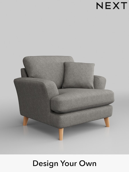 Tweedy Chenille/Mid Grey Conway Relaxed Sit (H36288) | £775