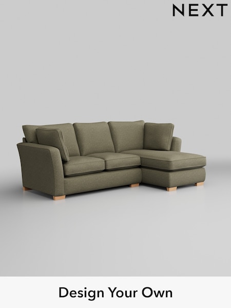 Tweedy Chenille/Mid Moss Green Heath Highback (H36290) | £1,750