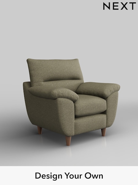 Tweedy Chenille/Mid Moss Green Elliot Highback (H36291) | £575
