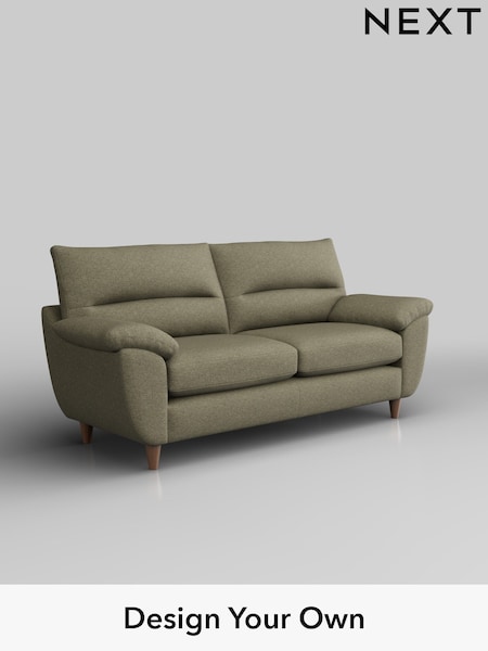 Tweedy Chenille/Mid Moss Green Elliot Highback (H36291) | £1,075