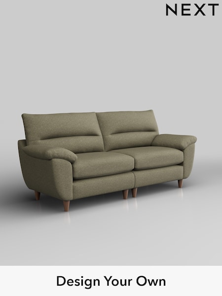 Tweedy Chenille/Mid Moss Green Elliot Highback (H36291) | £1,175
