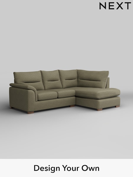 Tweedy Chenille/Mid Moss Green Hayden Highback (H36294) | £1,725