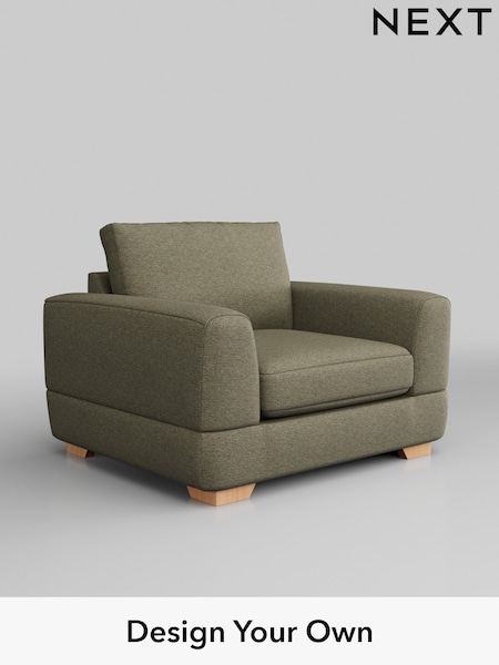 Tweedy Chenille/Mid Moss Green Clayton (H36296) | £750