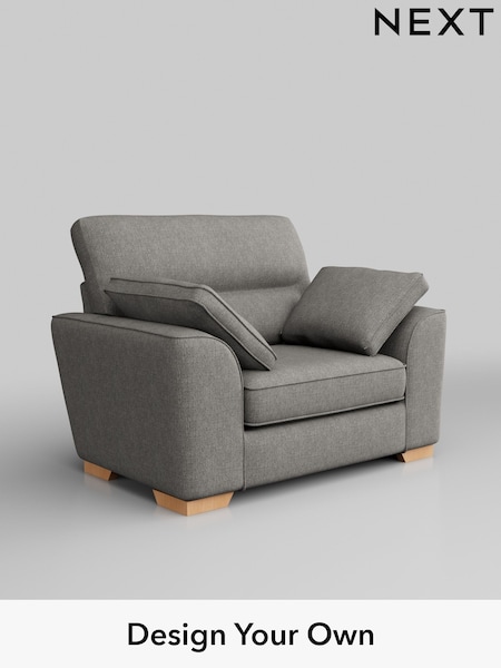 Tweedy Chenille/Mid Grey Stamford Highback (H36297) | £799