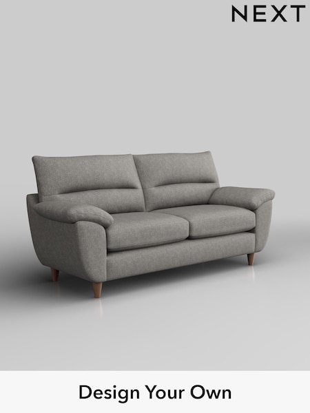 Tweedy Chenille/Mid Grey Elliot Highback (H36300) | £1,075